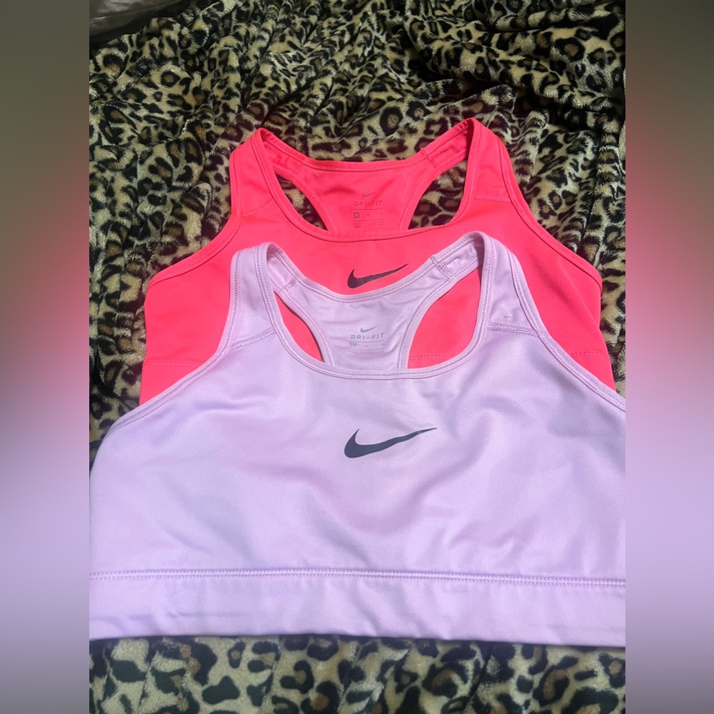 Nike Dri-Fit Unpadded Sports Bras (Lot of 2) | Women’s Size Medium | Preloved